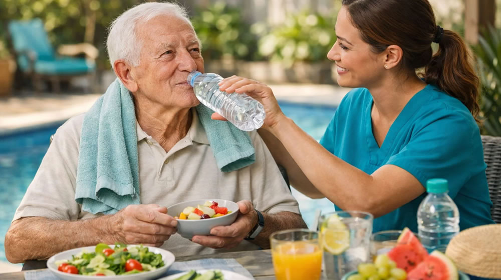 Desidratação em idosos: sinais, prevenção e cuidados